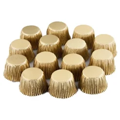 Best Chocolate World Aluminium IJsbonbon Cups Goud Ø23mm 1250 stuks