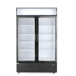 New Hendi Arktic Backbar koelkast met lichtbak dubbele deur