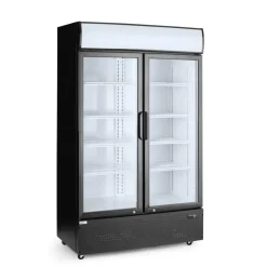 New Hendi Arktic Backbar koelkast met lichtbak dubbele deur