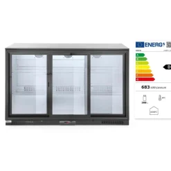 Discount Hendi Arktic Backbar koelkast met drie schuifdeuren