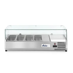 Outlet Hendi Arktic Opzetkoelvitrine met glas 4x GN 1/3