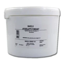 New Bakels Glaceerfondant (afgeslapte fondant) Wit 14 kg