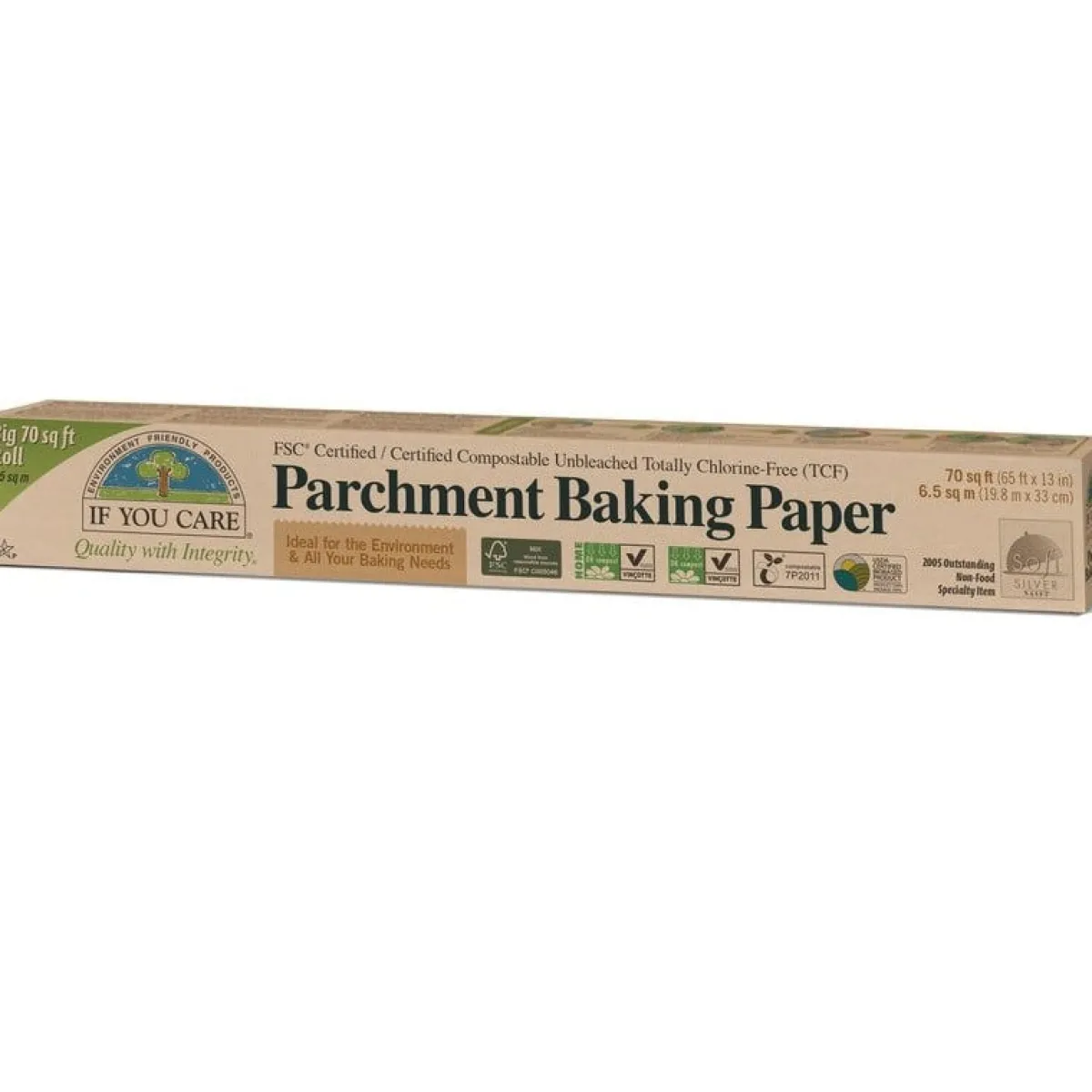 Outlet If You Care Bakpapier Ongebleekt 30cm Rol 20m