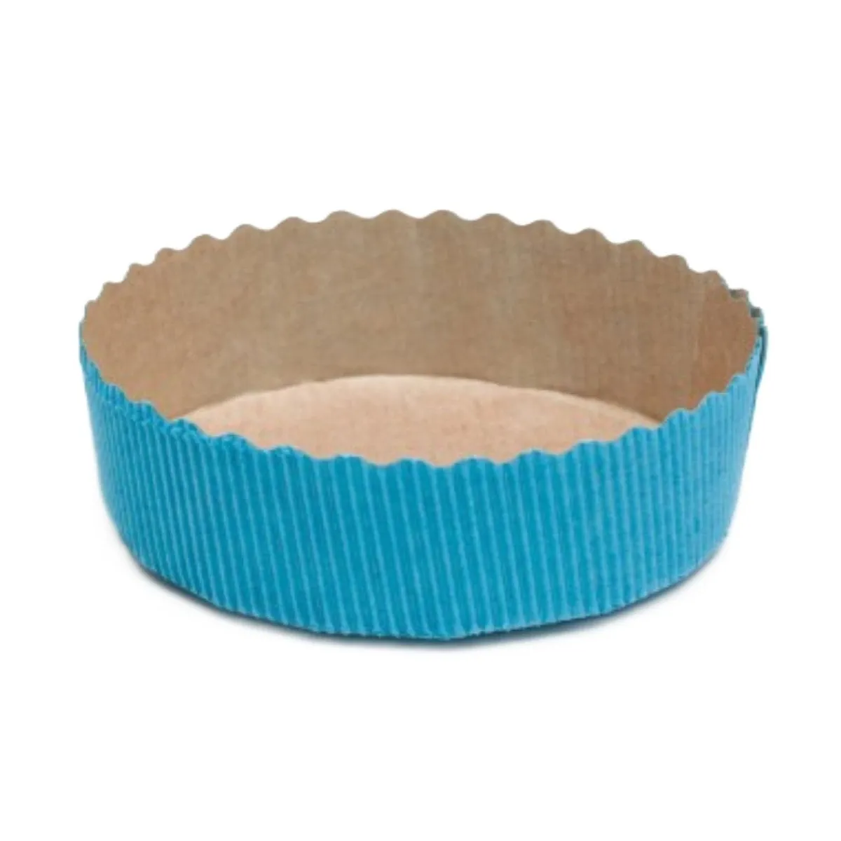Sale Overig Bakvorm Karton Rond Ø10x3cm Blauw (per stuk)