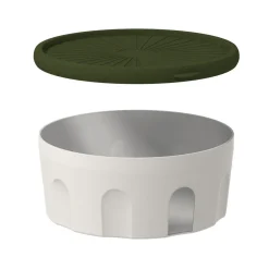 Online Biesse Bewaardoos Rond Luchtdicht Groen/Transparant 1L