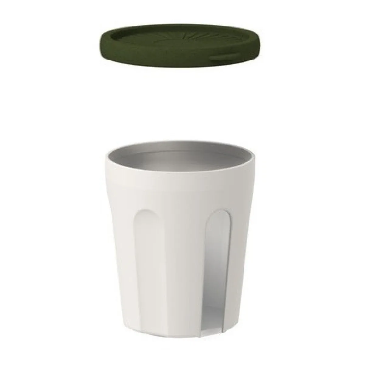 Best Biesse Bewaardoos Rond Luchtdicht Groen/Transparant 0,5L