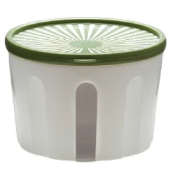 Clearance Biesse Bewaardoos Rond Luchtdicht Groen/Transparant 1,5L