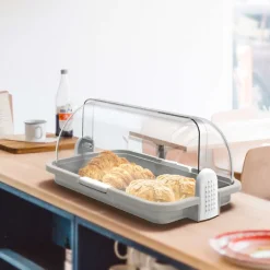 Hot Biesse Vitrine Klein Grijs 30x21x14cm