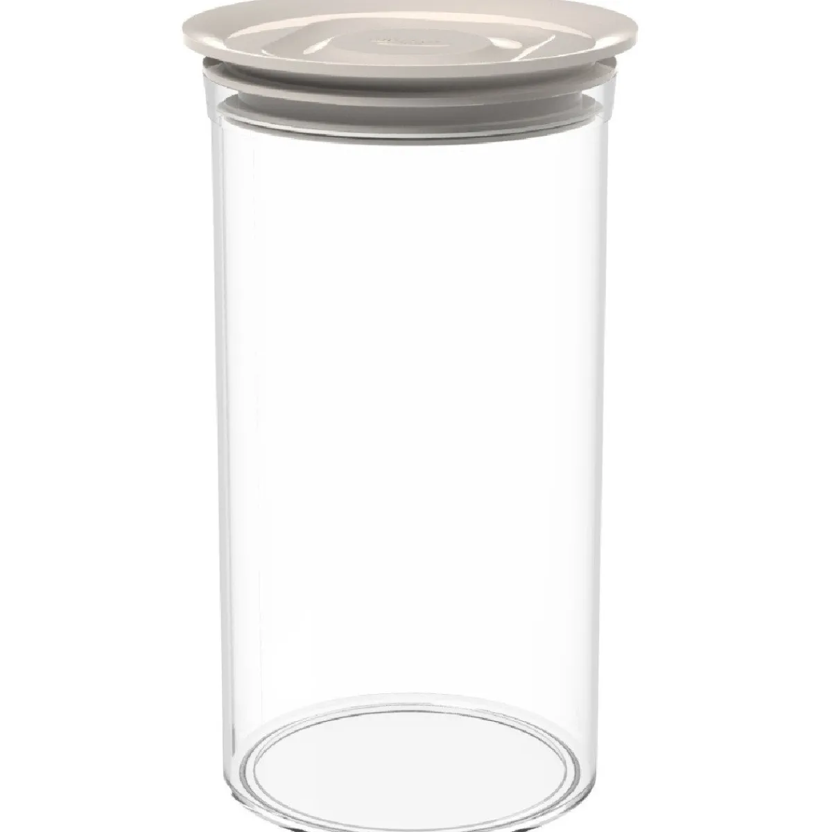 New Biesse Voorraadpot Rond Luchtdicht Grijs 1,75L