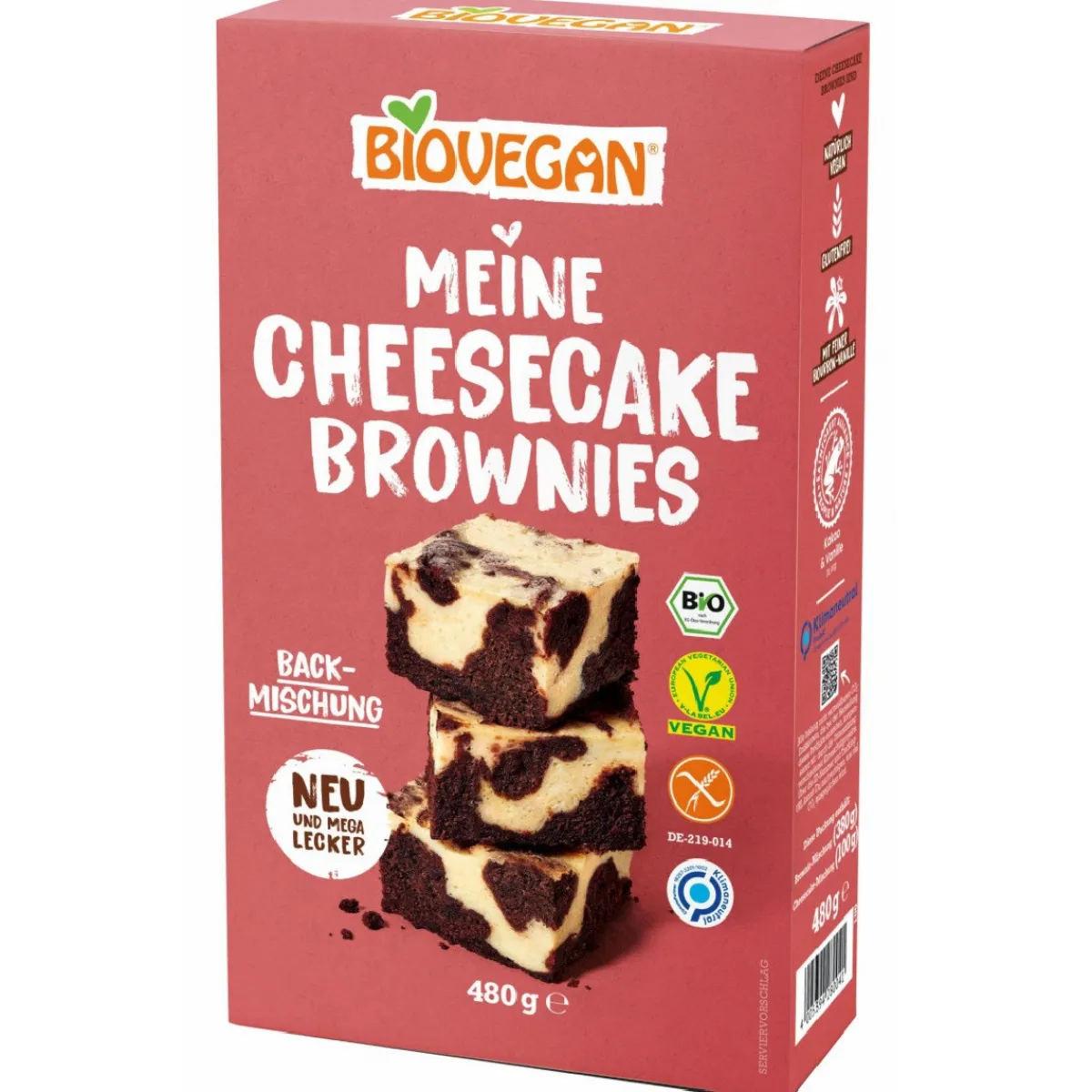 Best BioVegan Cheesecake Brownie Mix Biologisch 480g