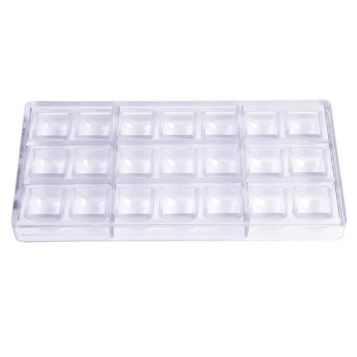 Best Chocolate World Bonbonvorm Ronde Kubus (21x) 27x19mm**