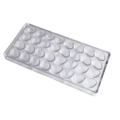 Chocolate World Bonbonvorm Gestreept Ei (32x) 32x22x11mm