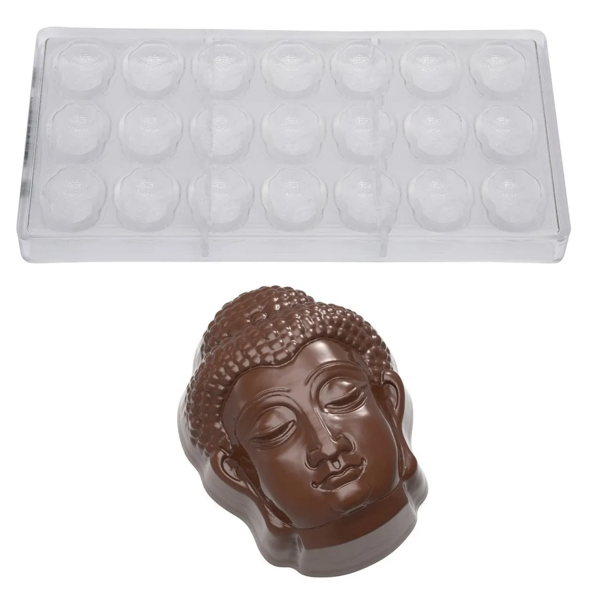 Best Chocolate World Bonbonvorm Buddha (21) 27x35x19mm