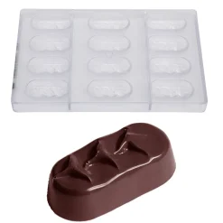 Chocolate World Bonbonvorm Overtrek Klein (12x) 60x29x19mm