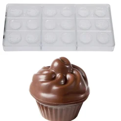 Chocolate World Bonbonvorm Cupcake (9) 32x18mm