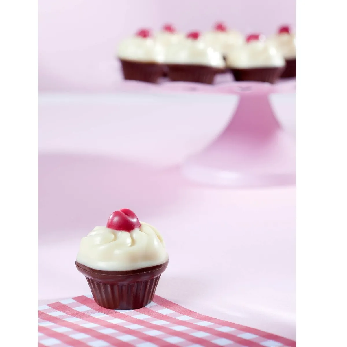 Chocolate World Bonbonvorm Cupcake (9) 32x18mm