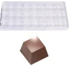Chocolate World Bonbonvorm Kubus (24x) 26x18,5mm**