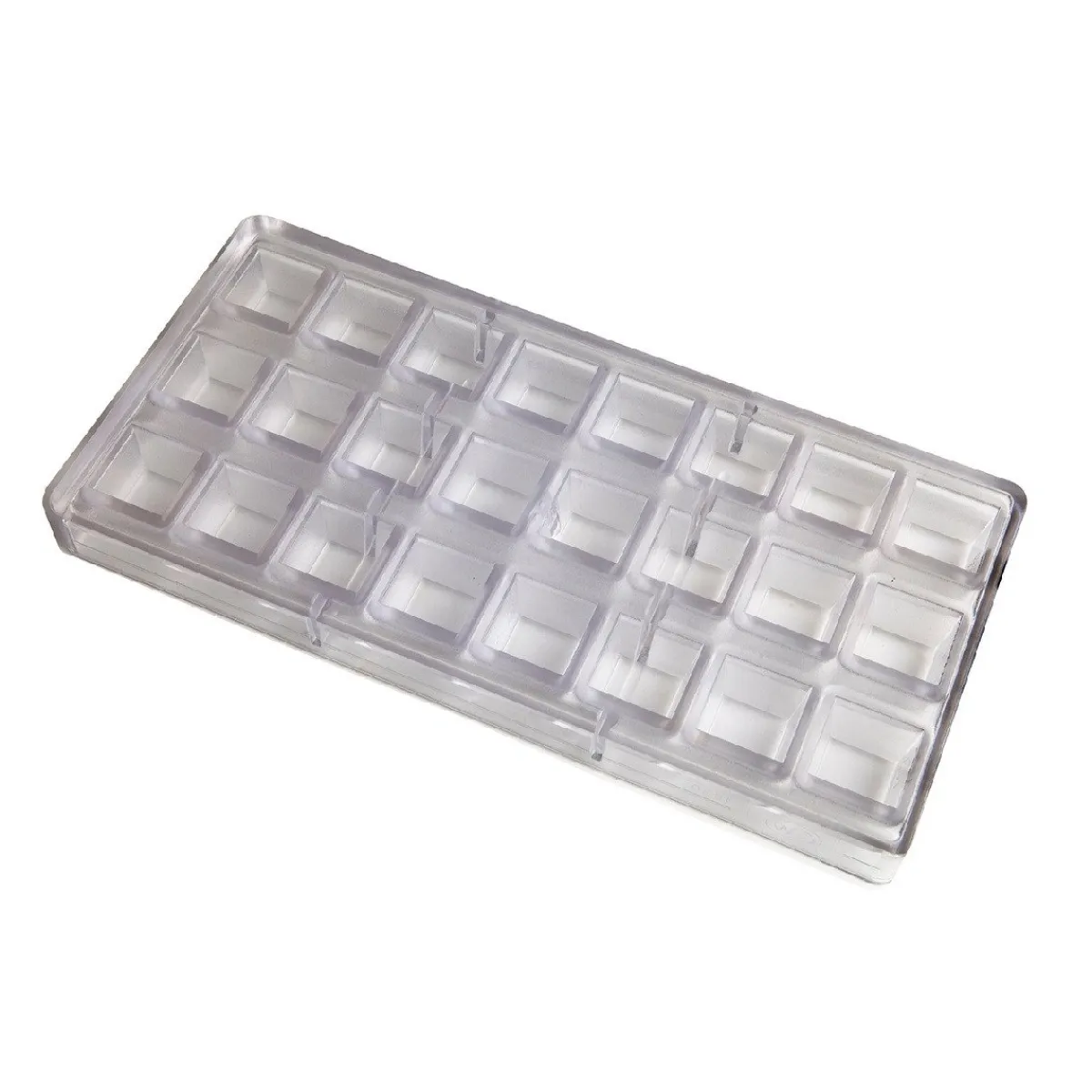 Chocolate World Bonbonvorm Kubus (24x) 26x18,5mm**