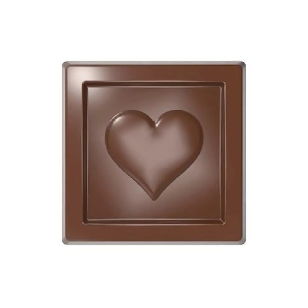 Best Chocolate World Bonbonvorm Hart Caraque (21x) 32x5mm