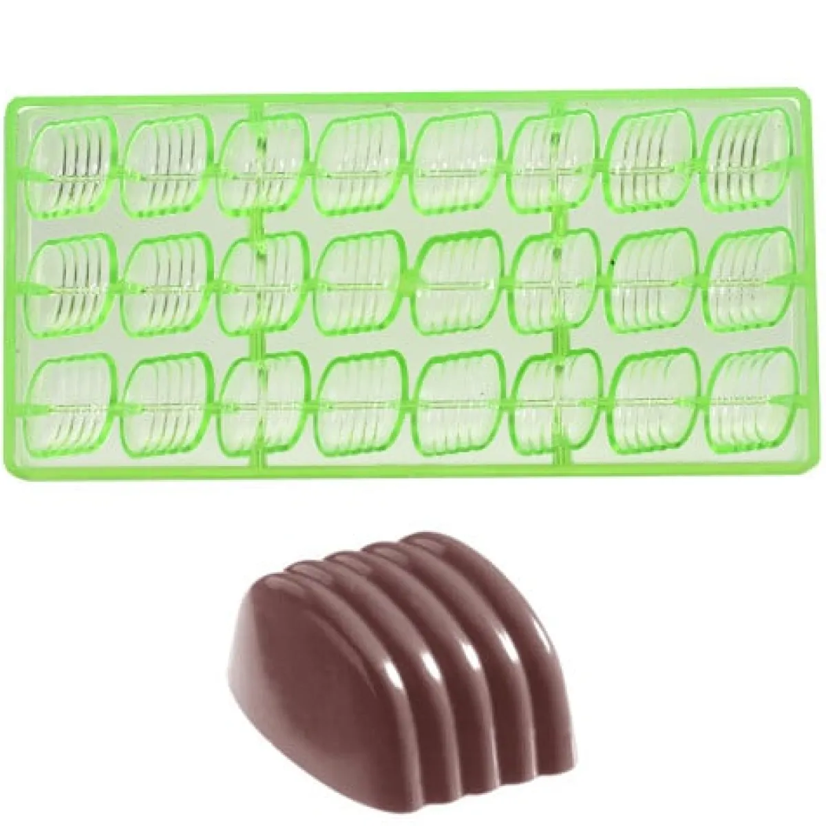 Sale Chocolate World Bonbonvorm GL Boog (24x) 30x27x19mm**