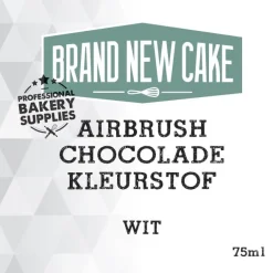 Clearance BrandNewCake Airbrush Choco Kleurstof Wit 75ml