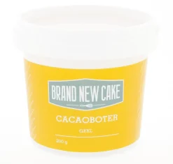 Outlet BrandNewCake Cacaoboter gekleurd Geel 200g