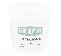 Sale BrandNewCake Cacaoboter gekleurd Wit 200g