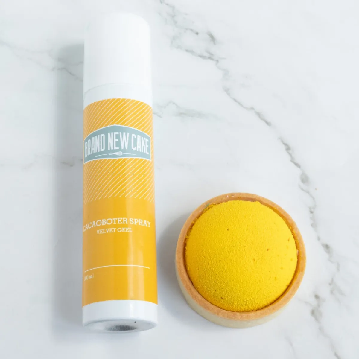 Best BrandNewCake Cacaoboter spray Velvet Geel 250ml