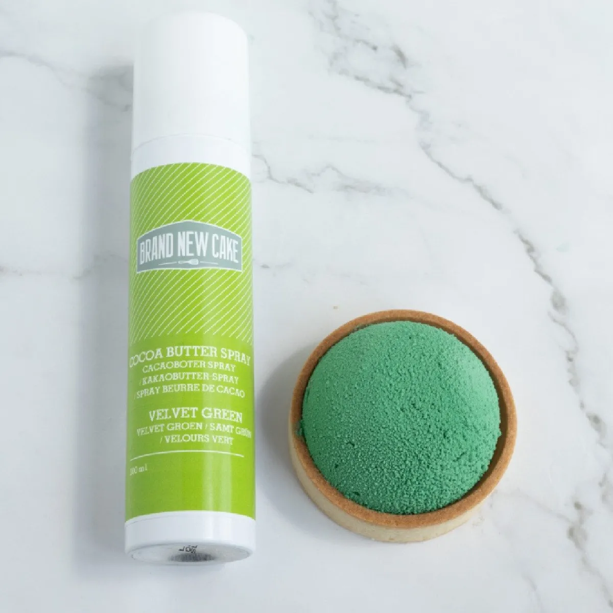 Clearance BrandNewCake Cacaoboter spray Velvet Groen 250ml