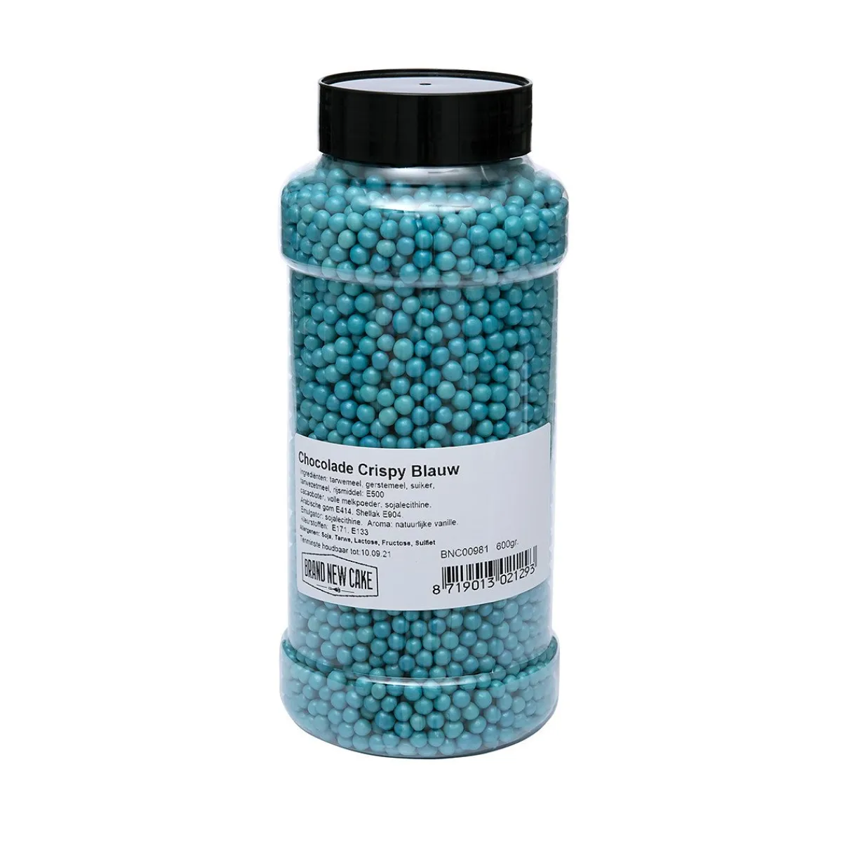 Clearance BrandNewCake Chocolade Crispy Parels Blauw 600g**