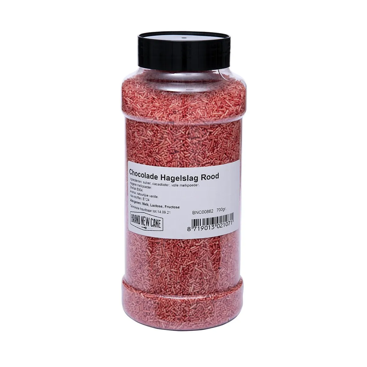 BrandNewCake Chocolade Hagelslag Rood 700g**