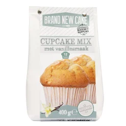 New BrandNewCake Cupcake-mix Vanille 400g. Glutenvrij