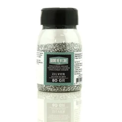 Outlet BrandNewCake Gekleurde Suiker Zilver 80gr.