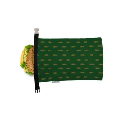 Discount BrandNewCake Herbruikbare Boterhamzak Graan motief 30x20cm**