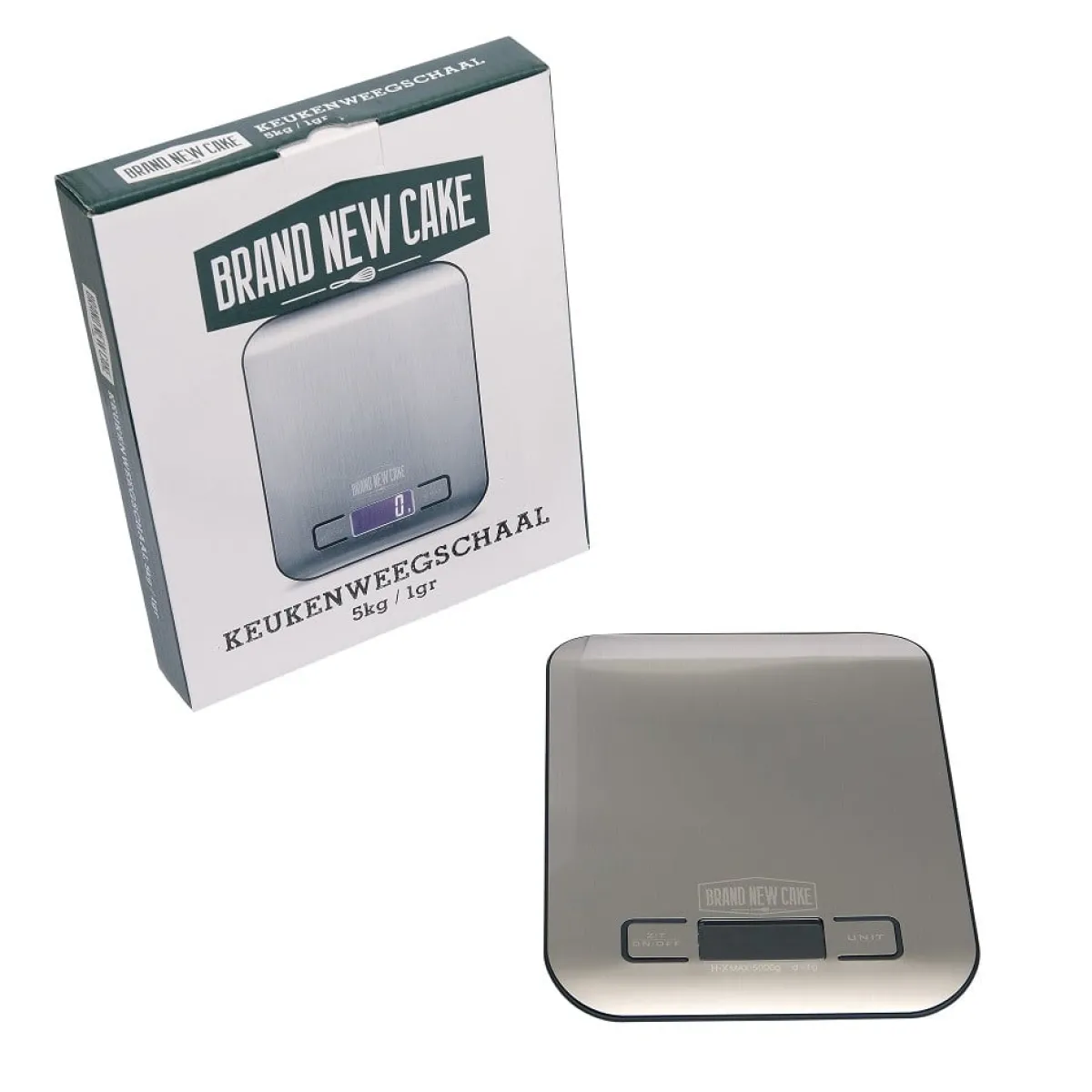 Hot BrandNewCake Keukenweegschaal 5kg / 1gr