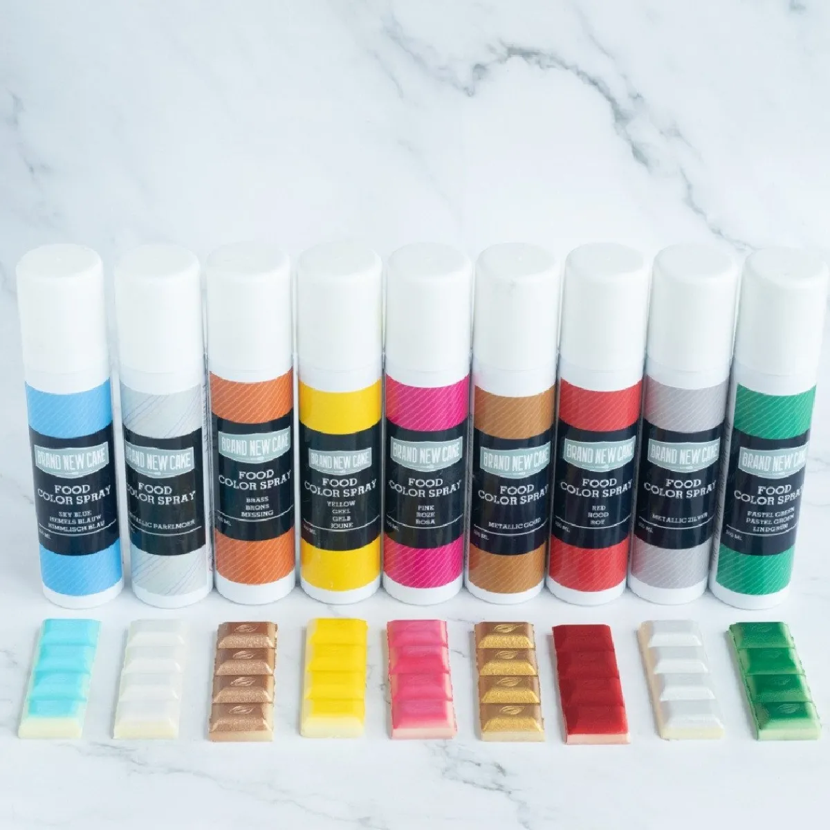 Sale BrandNewCake Kleurspray Metallic Goud 250ml