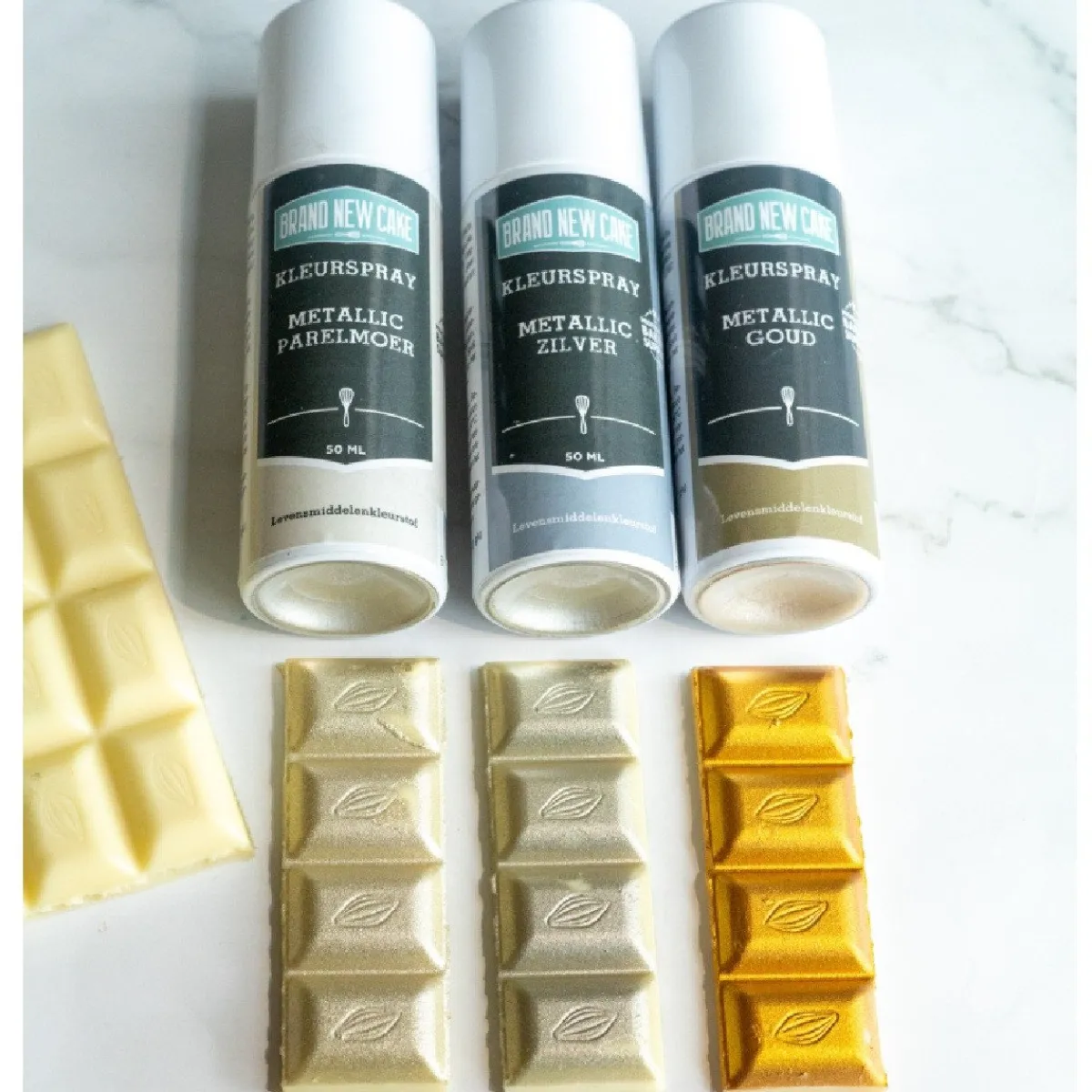 New BrandNewCake Kleurspray Metallic Goud 50ml