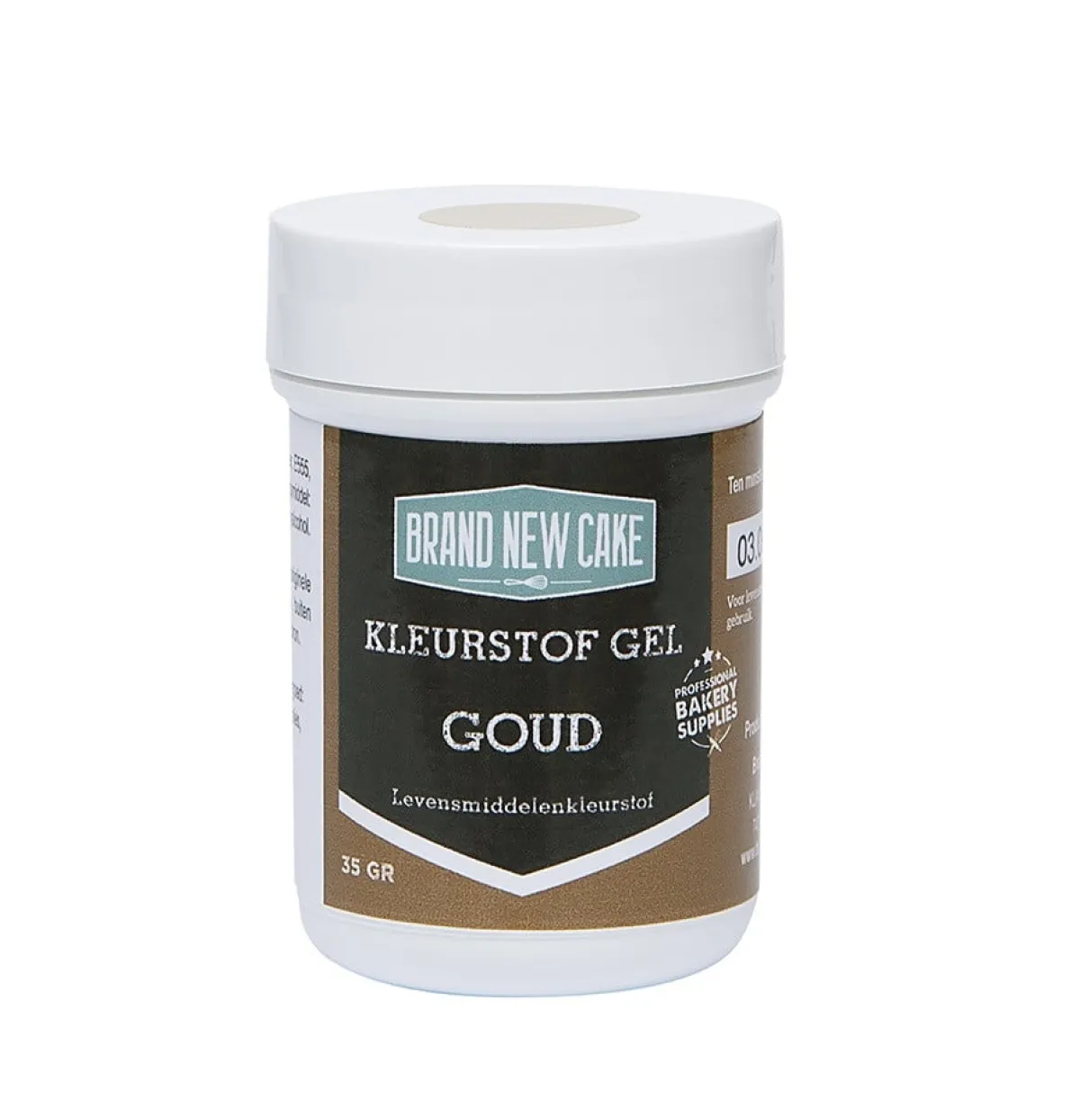 New BrandNewCake Kleurstof Gel Goud 35gr