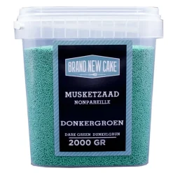 Outlet BrandNewCake Musketzaad Donker Groen 2000gr.