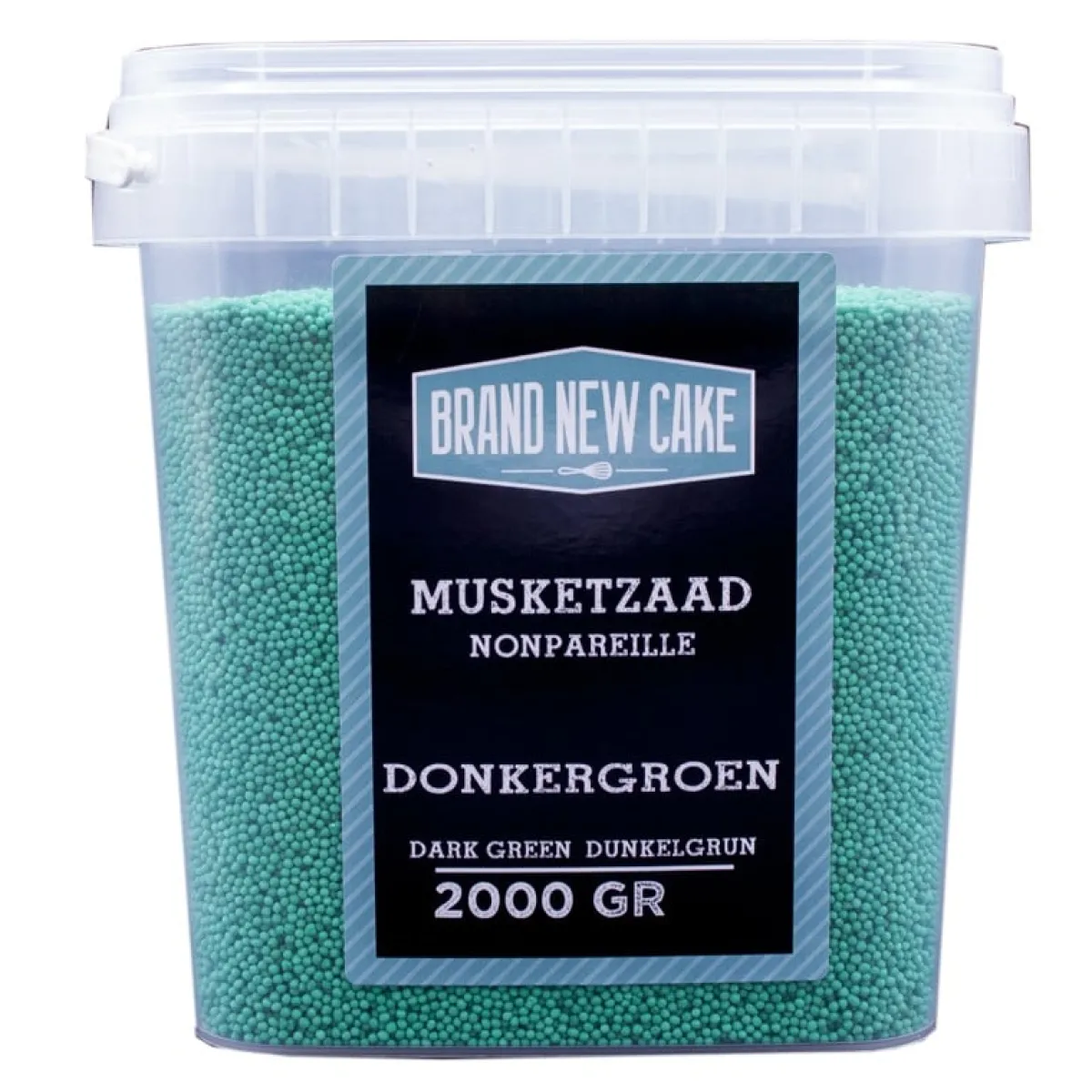 Outlet BrandNewCake Musketzaad Donker Groen 2000gr.