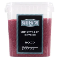 Sale BrandNewCake Musketzaad Rood 2000gr.