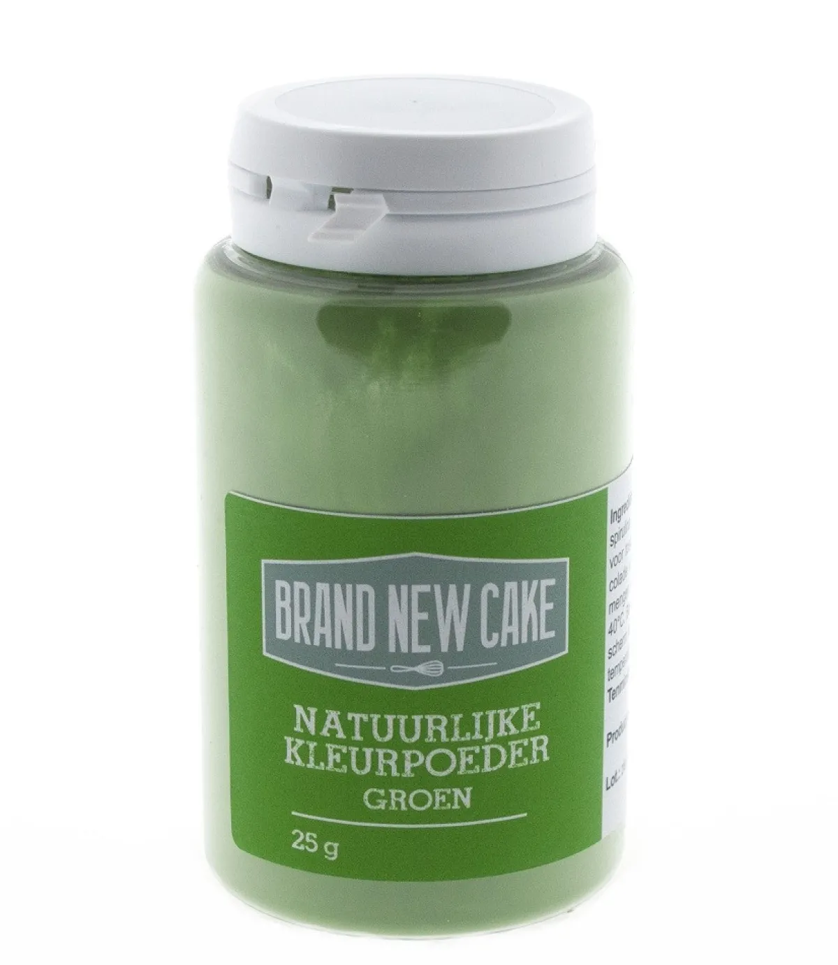 Best BrandNewCake Natuurlijke Kleurpoeder Groen 25g (vette massa)