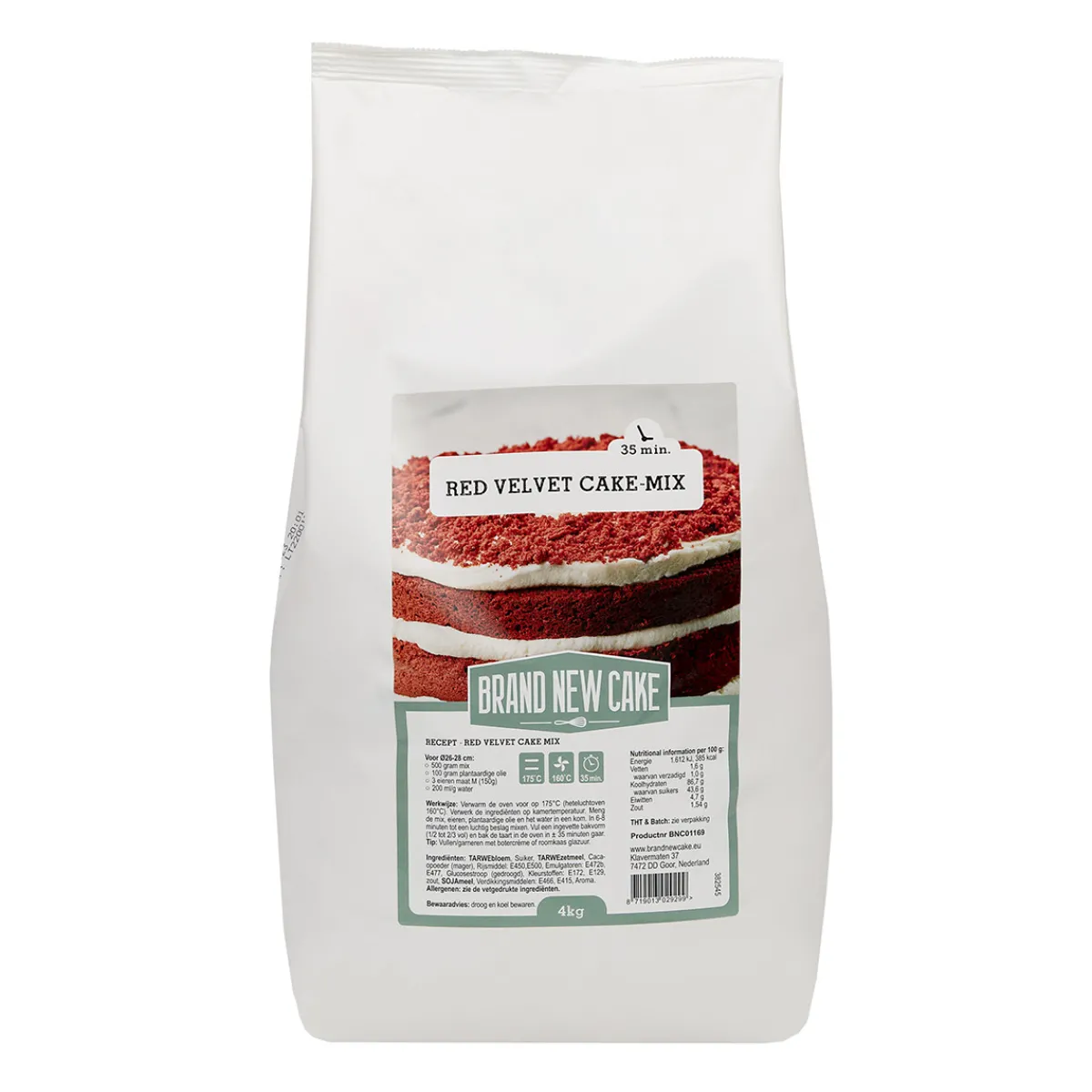 Discount BrandNewCake Red Velvet Cake-mix 4kg