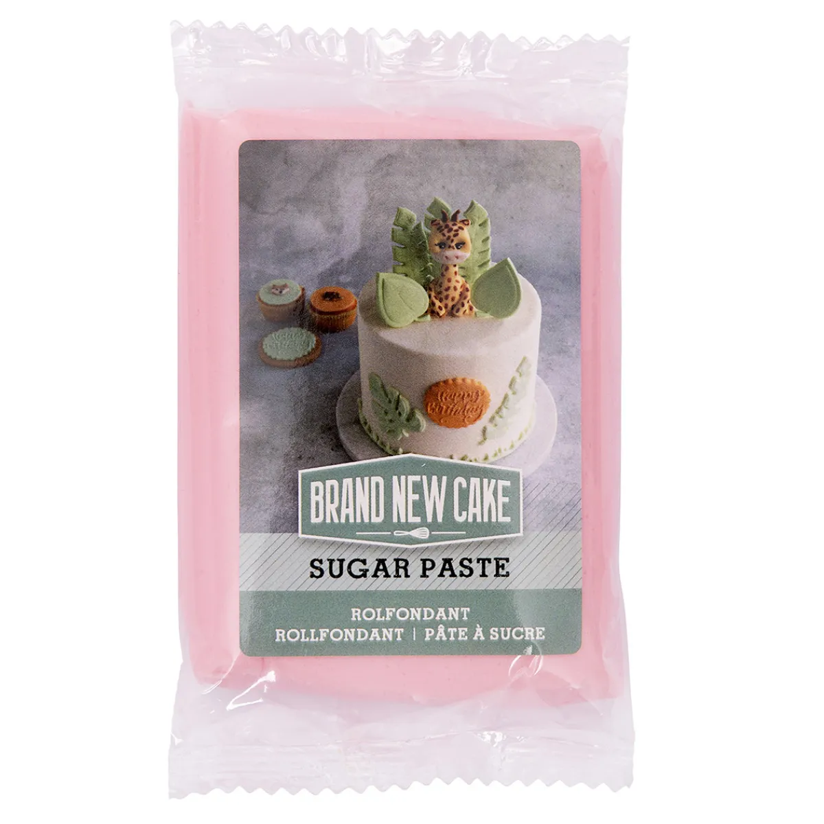 Clearance BrandNewCake Rolfondant Baby Roze 250g