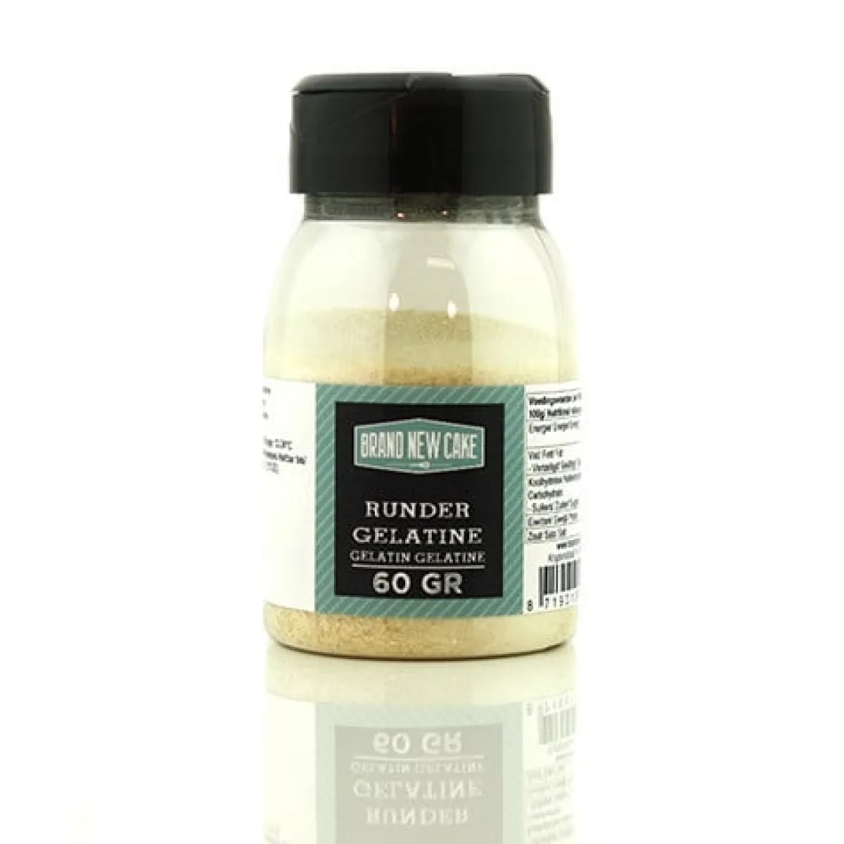 Clearance BrandNewCake Runder Gelatine 60gr.