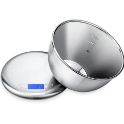 Online BrandNewCake RVS Keukenweegschaal met kom 5kg / 1g