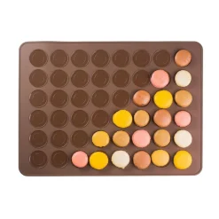 Outlet BrandNewCake Siliconen Bakmat Macarons 30x40cm / 48 macarons