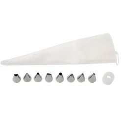 Best BrandNewCake Spuitmondjes Klein + Spuitzak Set/10