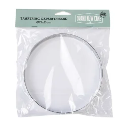Outlet BrandNewCake Taartring RVS Geperforeerd Ø15x2cm