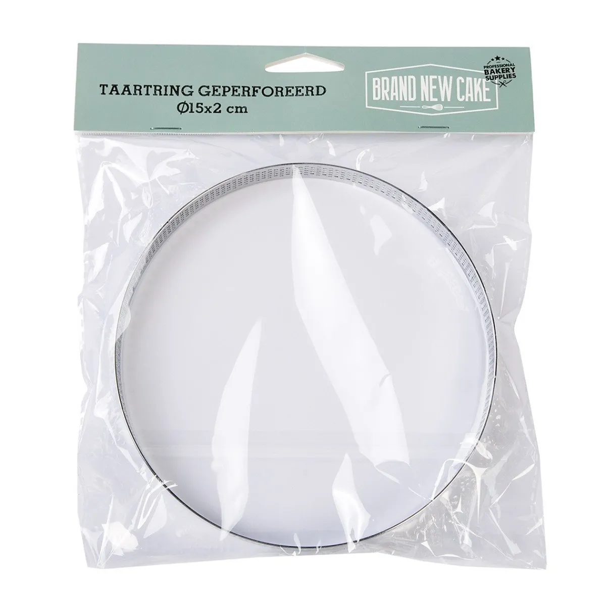Outlet BrandNewCake Taartring RVS Geperforeerd Ø15x2cm